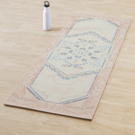 Tapete De Yoga pequeno+eleganteNOME PERSONALIZADO Conchas Marinha