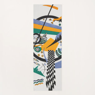 Tapete De Yoga Pequenos mundos IV, Abstrato, Wassily Kandinsky