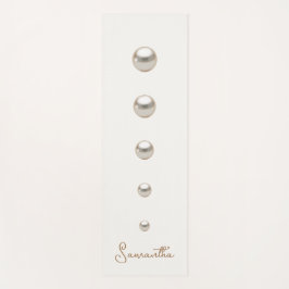 Tapete De Yoga Pérolas brancas