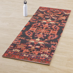 Tapete De Yoga Persa Rug Oriental Accent Vintage Retro Turco