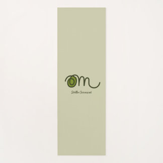 Tapete de Yoga Personalizado Minimalista Om Manusc