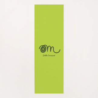 Tapete de Yoga Personalizado Minimalista Om Manusc