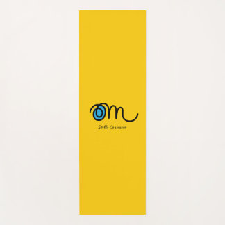 Tapete de Yoga Personalizado Minimalista Om Manusc
