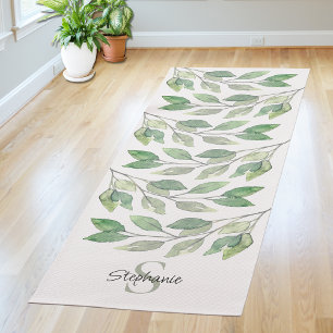 Tapete De Yoga Personalizado Verde