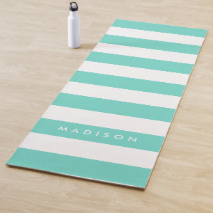 Tapete De Yoga Personalizar o nome Turquoise de pré-disquete e l