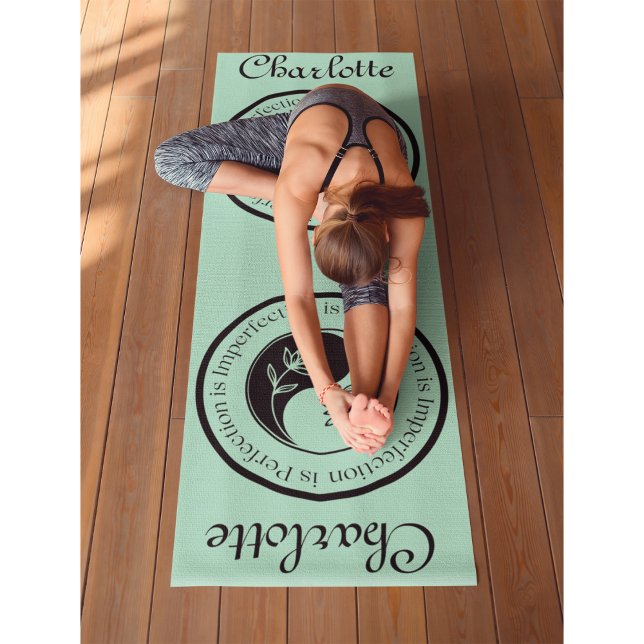 Tapete De Yoga (Personalizar) Yin Yang Workout, Pilates e ((Customize) Yin Yang Workout, Pilates and Yoga Mat)