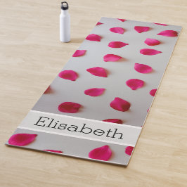Tapete De Yoga Personalize Yoga Mat - Rosas vermelhas