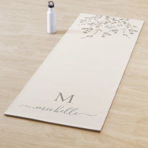 Personalized Botanical Watercolor Monogram Ivory