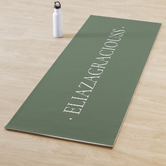 Tapete De Yoga Personalized Calm Meditation Yoga Mat with Name