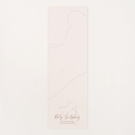 Tapete De Yoga Pink Body sculpt contour beauty tanning