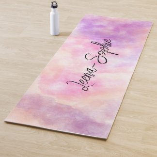 Tapete De Yoga Pink watercolor 
