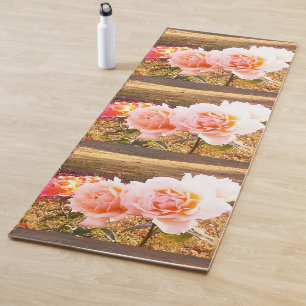TAPETE DE YOGA PINTA ROSES SHERPA YOGA MAT