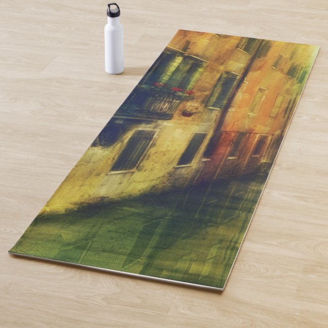 Tapete De Yoga Pintura do Canal de Veneza (In Situ)