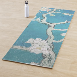 Tapete De Yoga Pintura Flores de Amendoeira de Van Gogh