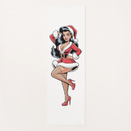 Tapete De Yoga Pinup Santa Babe