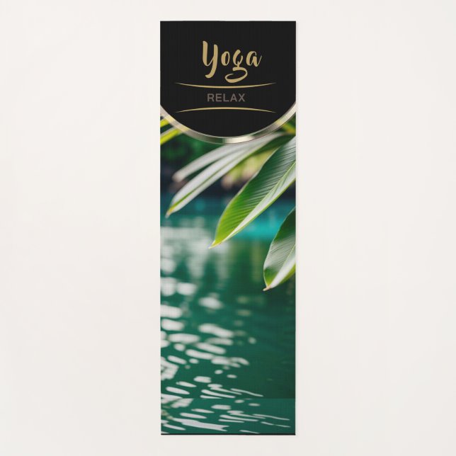 Tapete De Yoga Piscina tropical - Yoga Mat (Frente)