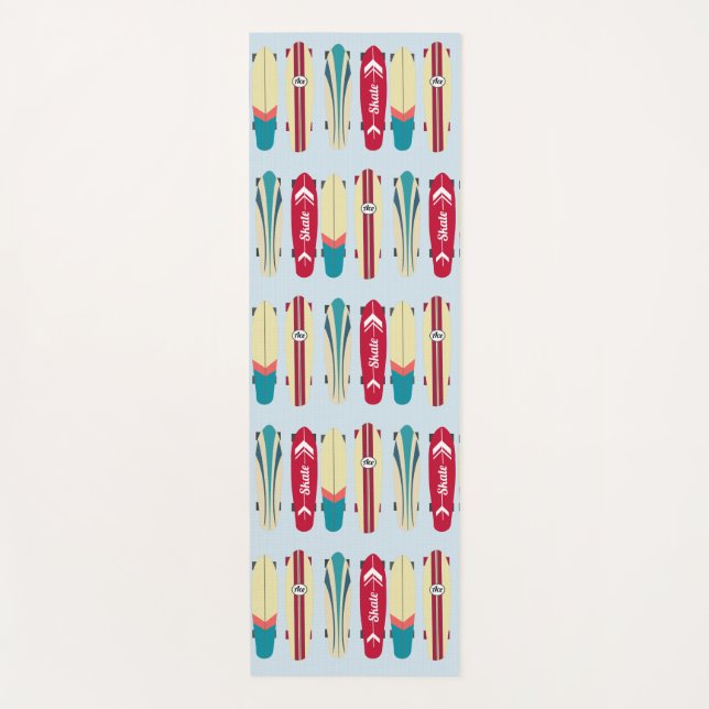 Tapete De Yoga Placas técnicas Vintage (Frente)