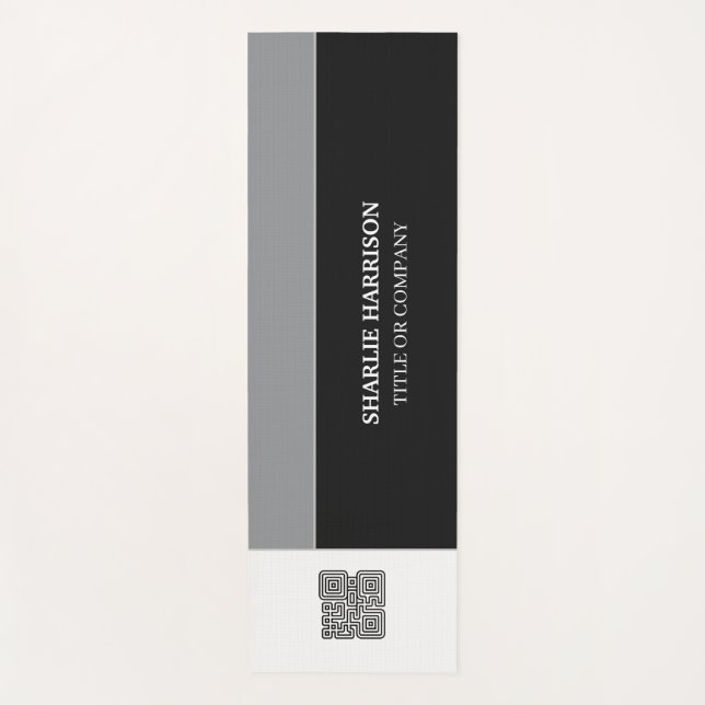 Tapete De Yoga Planejador com QR Code (Frente)
