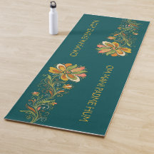 Poder Floral Retro Gavinhas Borda 1 + seu texto