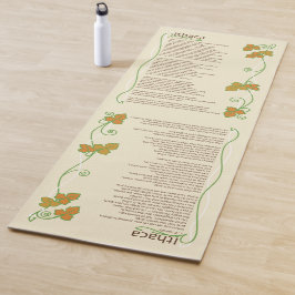 Tapete De Yoga Poesia Inspiradora Ithaca Yoga Mat