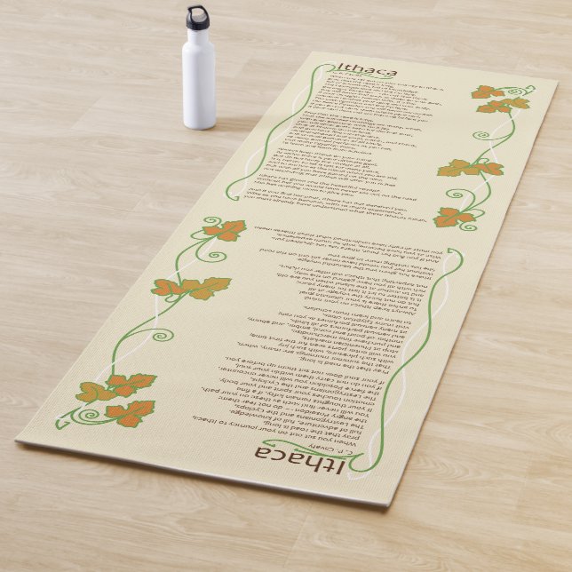 Tapete De Yoga Poesia Inspiradora Ithaca Yoga Mat (In Situ)