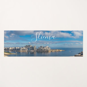 Tapete De Yoga Porto de Sliema e arranha-céus em Malta