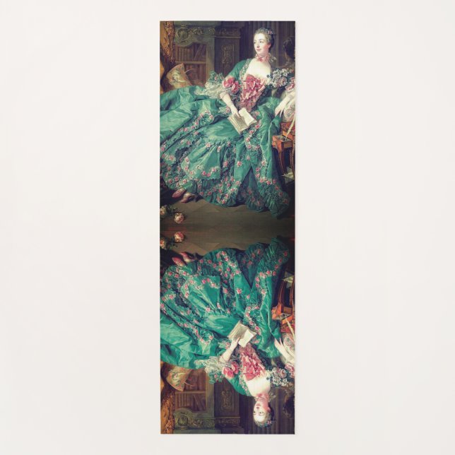 Tapete De Yoga Portrait of Madame de Pompadour – Francois Boucher (Frente)