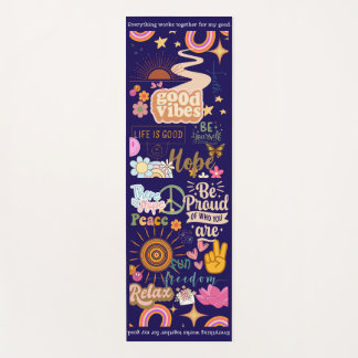 Tapete De Yoga Positive Vibes Yoga Mat