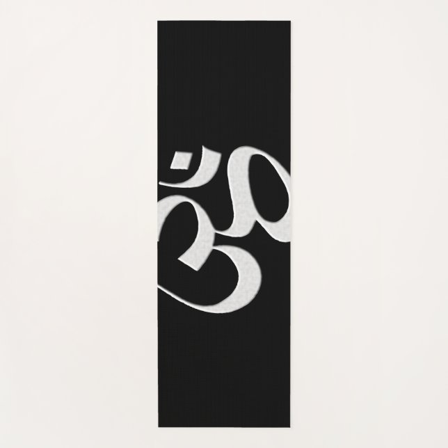 Tapete De Yoga Prata Om  (Frente)