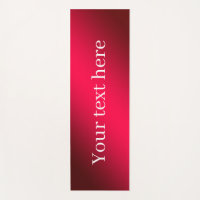 Tapete de Yoga Premium com fundo e texto personali