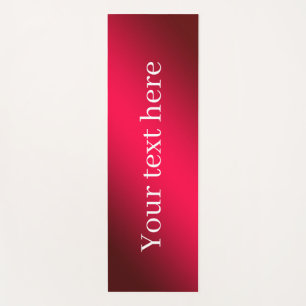 Tapete de Yoga Premium com fundo e texto personali