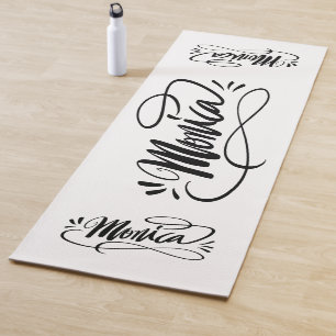 Tapete De Yoga Presente personalizado de ioga mat com nome Monica