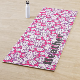 Tapete De Yoga Presente Personalizado para Jogador de Volei Monog