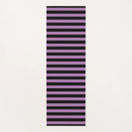 Tapete De Yoga Preto Clássico e Lavanda Roxo Strike