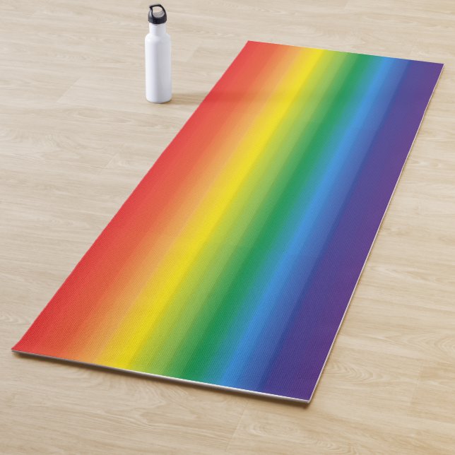 Tapete De Yoga Pride Rainbow Ombre Flag (In Situ)