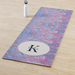 Tapete De Yoga Primavera Dream Floral Monograma Yoga Mat