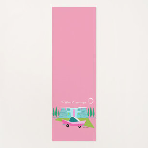 Tapete De Yoga Primaveras de palma cor-de-rosa Yoga Mat