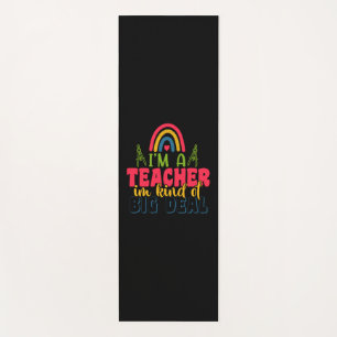 Tapete De Yoga Professor de presentes Sou Professora Em Grande