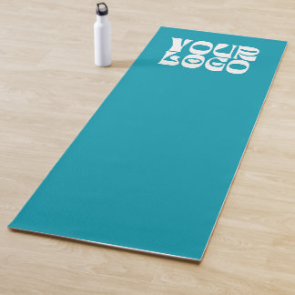 Tapete De Yoga Promocional de logotipo personalizado azul Teal Ne