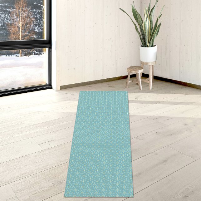 Tapete De Yoga Prussian Cube Pattern Yoga Mat (Criador carregado)