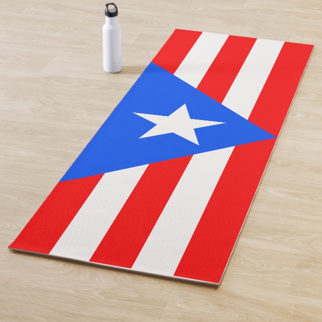 Tapete De Yoga Puerto Rico Flag (In Situ)