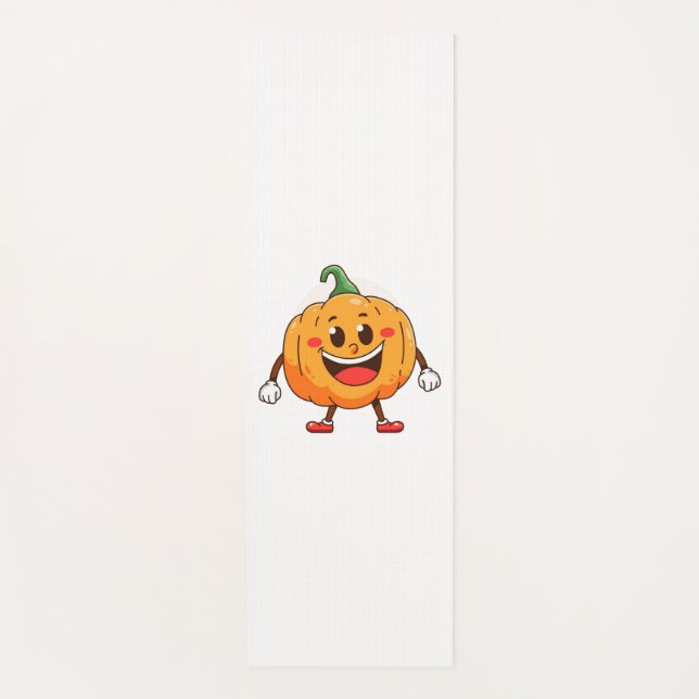 Tapete De Yoga Pumpkin de Cartoon Bonito (Frente)