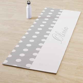 Tapete De Yoga Purple Poka Dots