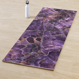 Tapete De Yoga Púrpura Ametist Stone Yoga Mat