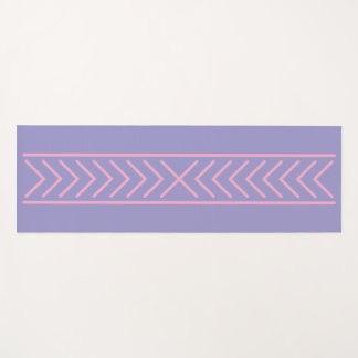 Tapete De Yoga Púrpura clara e fossa vermelha de ioga