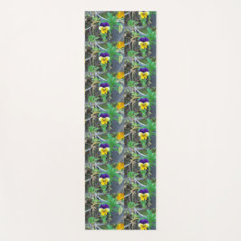 Tapete De Yoga Púrpura e amarela