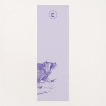 Raccoon Purple Yoga Mat
