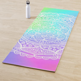 Tapete De Yoga Rainbow Mandala