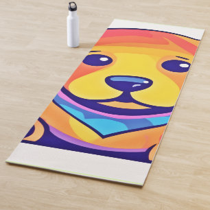 Tapete De Yoga Rainbow Puppy Love