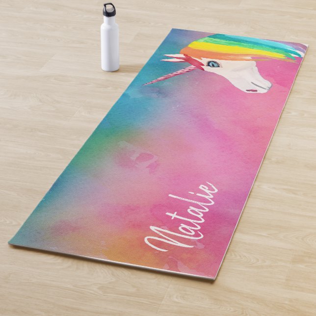 Tapete De Yoga Rainbow Unicorn Yoga Mat (In Situ)